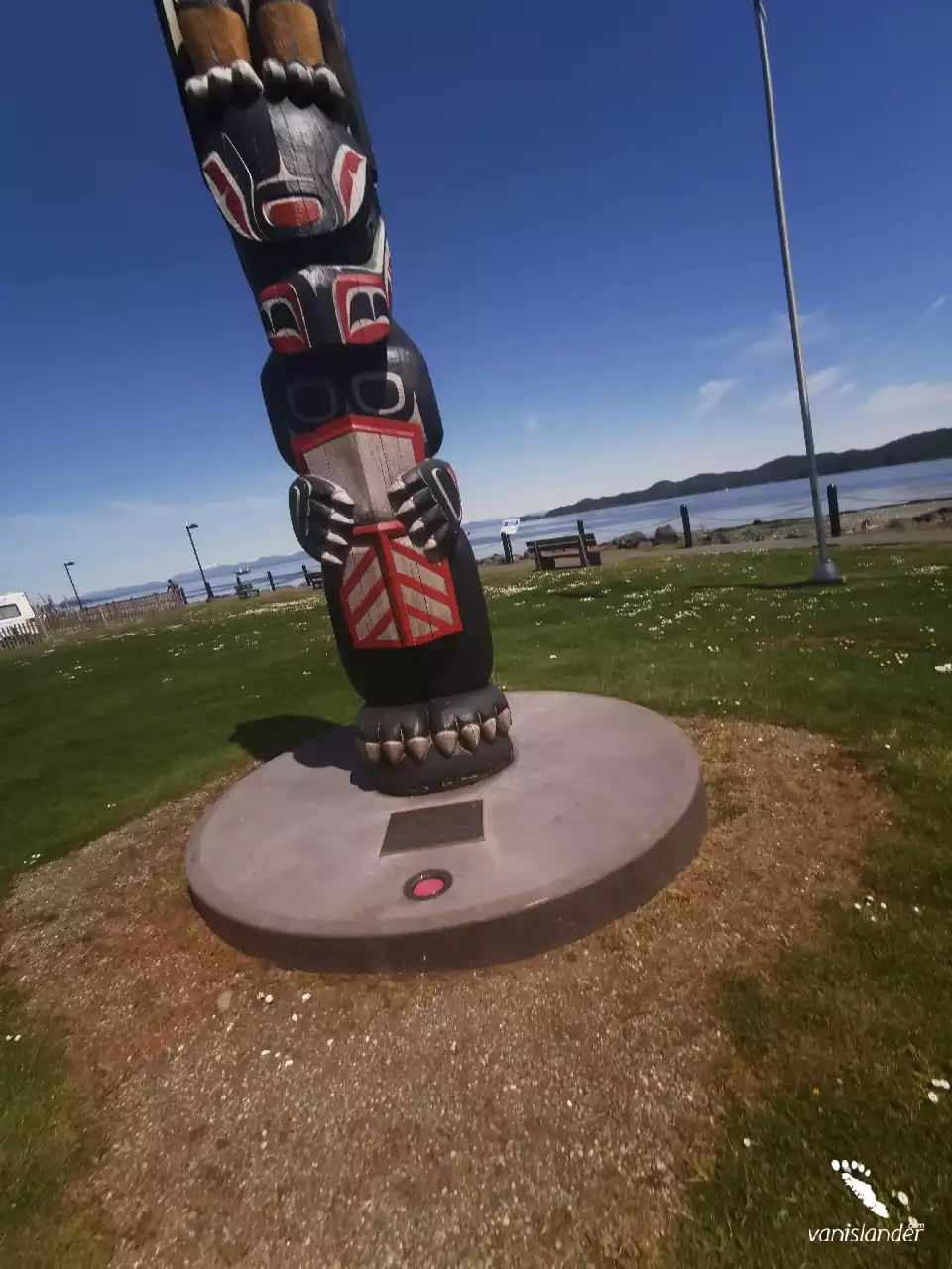 View of A Statue in Port Hardy, Vancouver Island